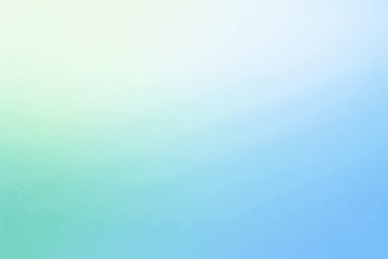 Green blue fusion gradient background