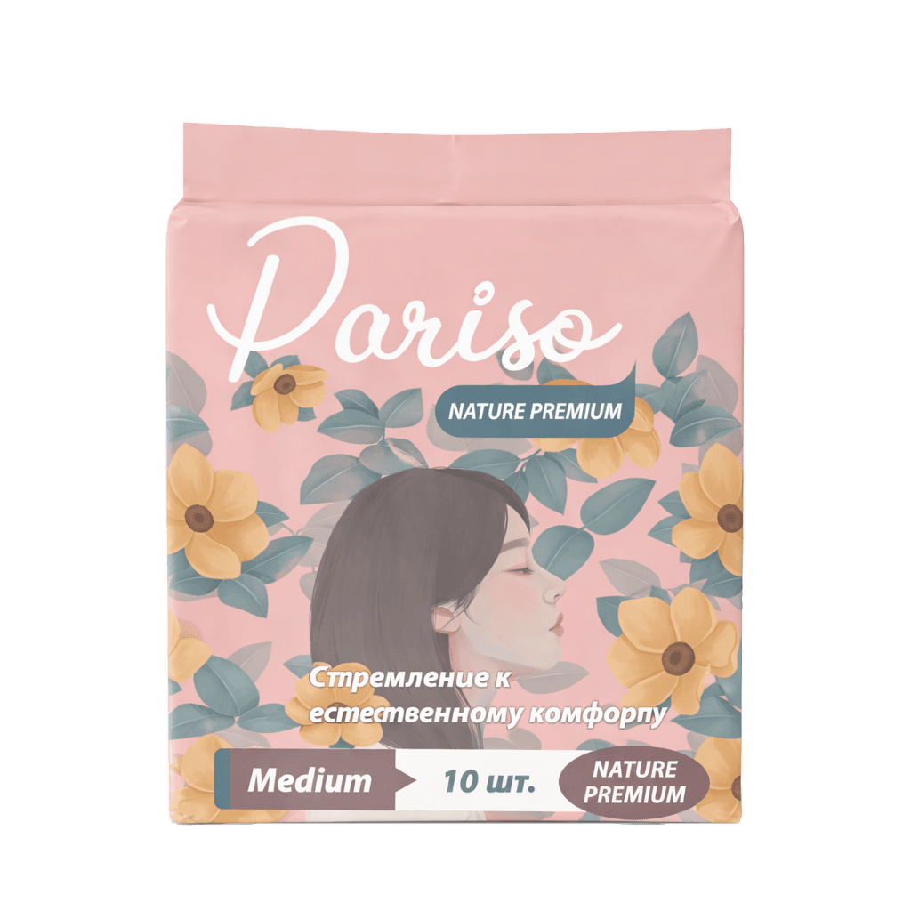 Гигиенические прокладки Pariso Nature Premium Medium — основное изображение