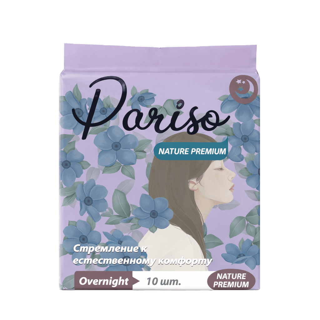 Pariso Sanitary Pads Nature Premium Overnight main image